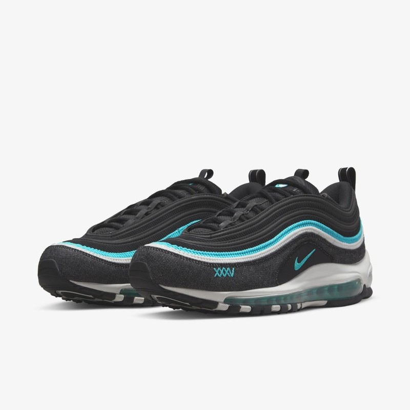 Nike air max discount 97 black/white/blue fury/university red